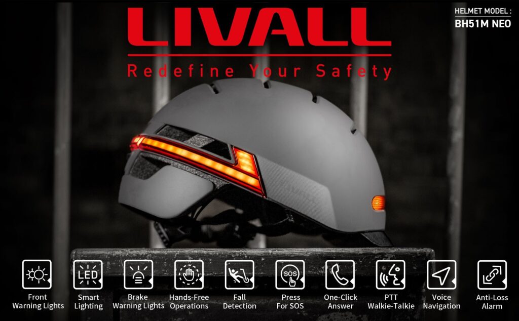 Livall smart 2024 helmet motorcycle