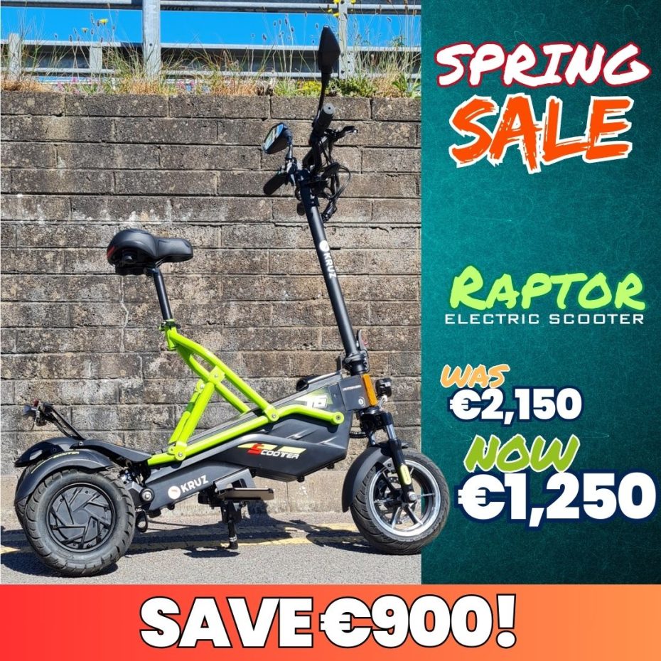 Raptor 3 Electric Scooter - Kruz Electric