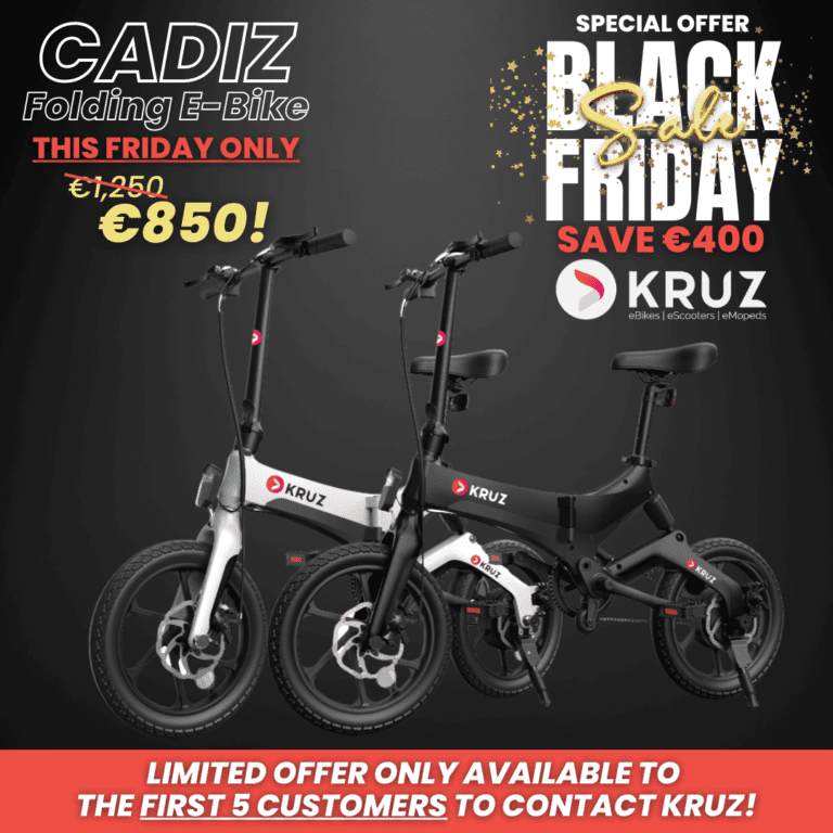 Black Friday Limited Offer – Cadiz Folding Electric Bike