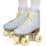 Impala Quad Skate	Sky Blue/Yellow