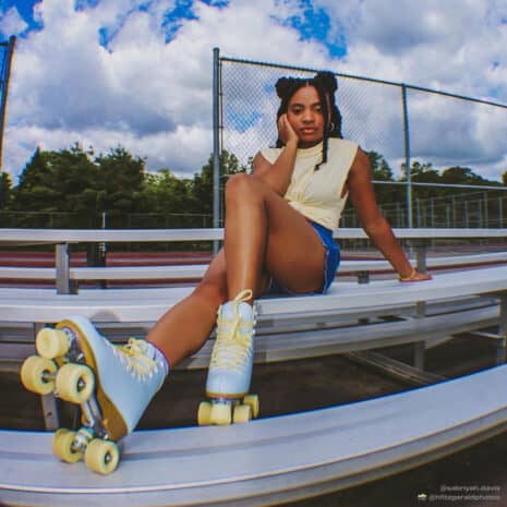 Impala Quad Skate	Sky Blue/Yellow